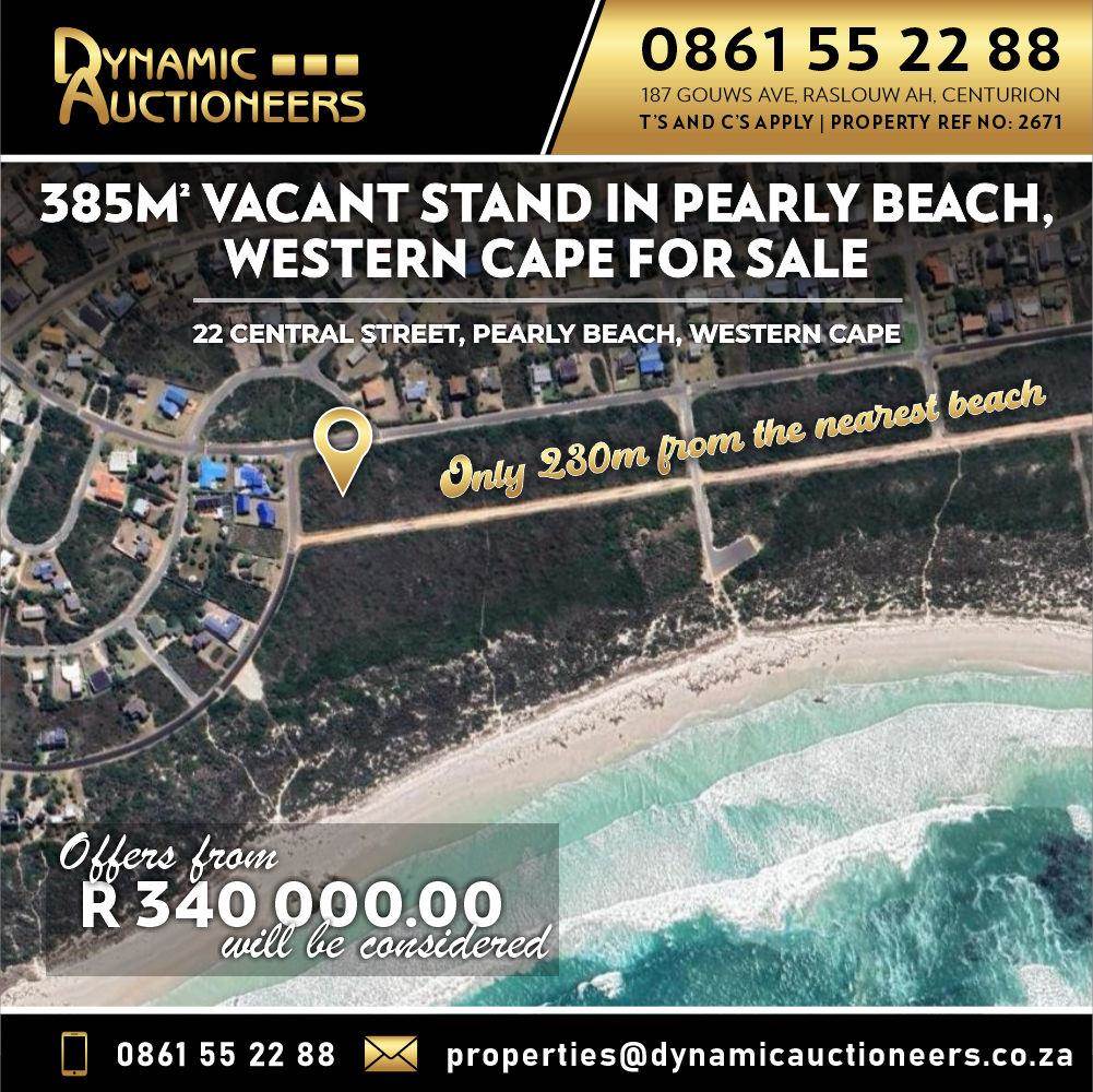 385 m² Land available in Pearly Beach photo number 1