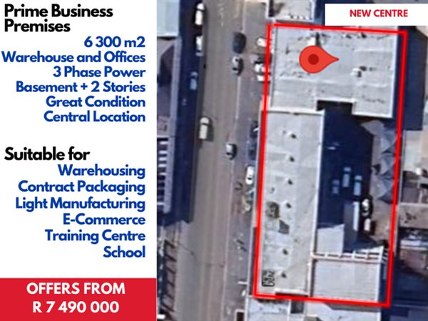 6300  m² Commercial space in New Centre